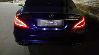 Глушитель на Mercedes CLS63 AMG W218