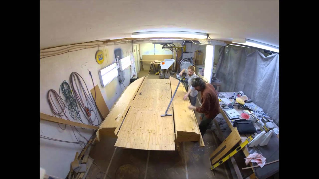 race boat building hull plug part 1 - youtube