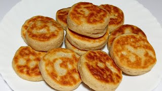 Make Bread in 10 Minutes in a Fry pan  No eggs, No yeast