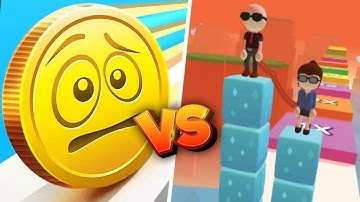 Coin Rush💫 🆚 Couple👫 Cube🧊 Surfer All Levels Gameplay Walkthrough Android, Ios 😍