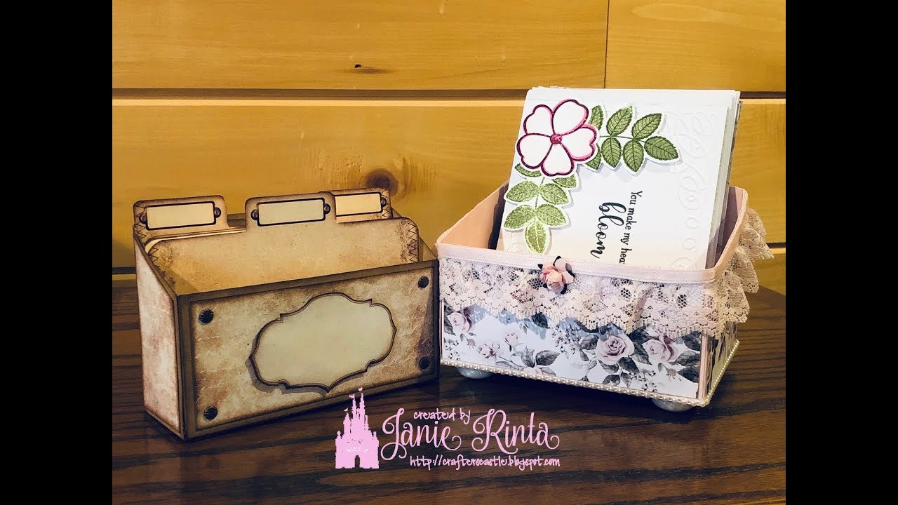 Easy Index Card Box & File Folders A Variety Of Sizes YouTube