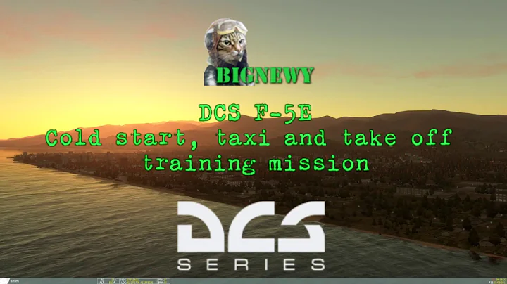 DCS F5E Start up, taxi and take off