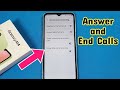 Answer and End Calls Settings for Samsung A14