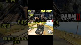 "RDR2 vs GTA 5 – Train Physics Comparison 🔥 (Unbelievable Realism!)"
