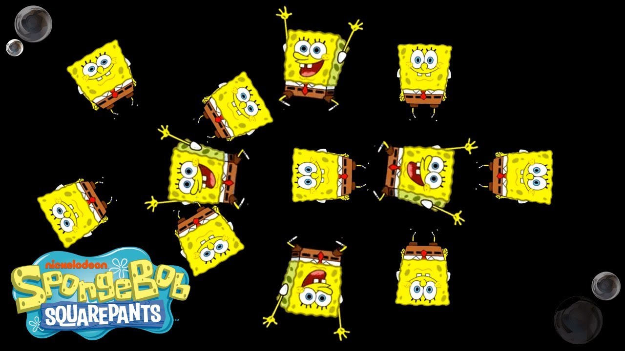 3d stereoskopisches Gefühl vollautomatische Regenschirm Spongebob