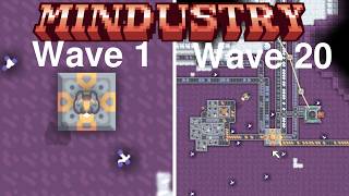 I survived 20 waves in mindustry biomass synthesis facility!