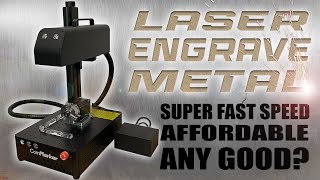 ComMarker B4 Fiber Laser Engraving Machine 20W Review | Galvo Laser | Hand held
