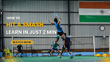 How To Hit A Perfect Smash 🏸 Beginner To Advance Full Tutorial 🔥 #badminton #smash #tutorial