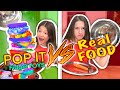 Pop it food vs real food qui sera la plus rapide 