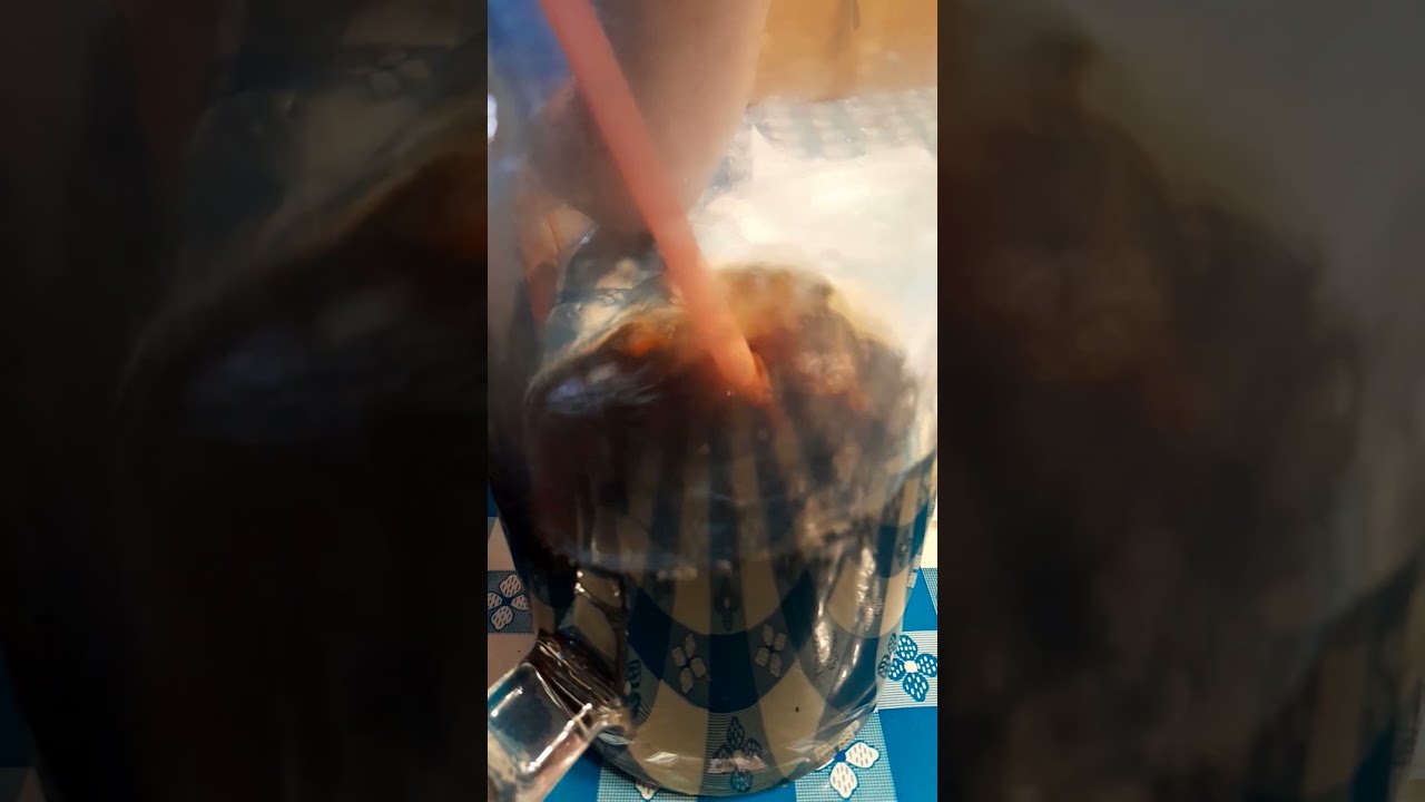 ASMR Blowing Bubbles through Straw 