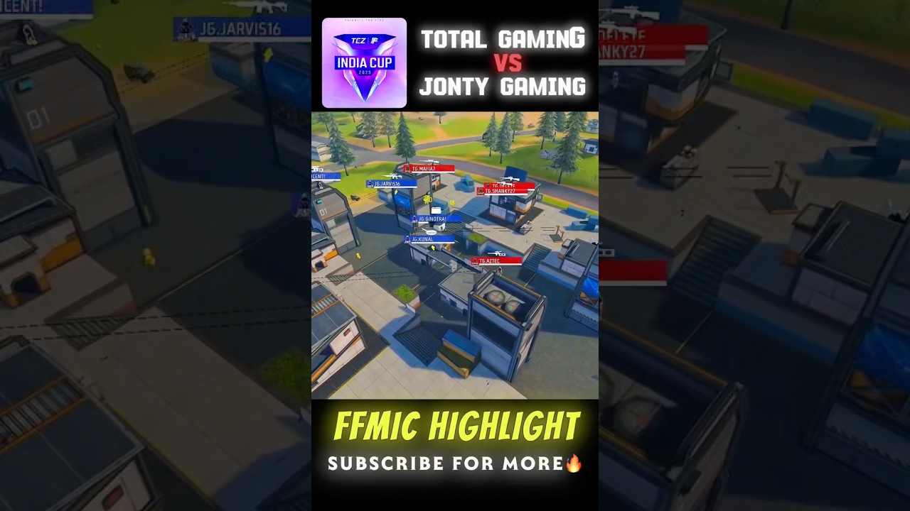 TOTAL GAMING vs JONTY GAMING 🍷🗿 || 4v4 Fight 😱 