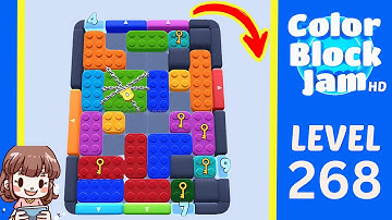 Color Block Jam Level 268 Solution Walkthrough