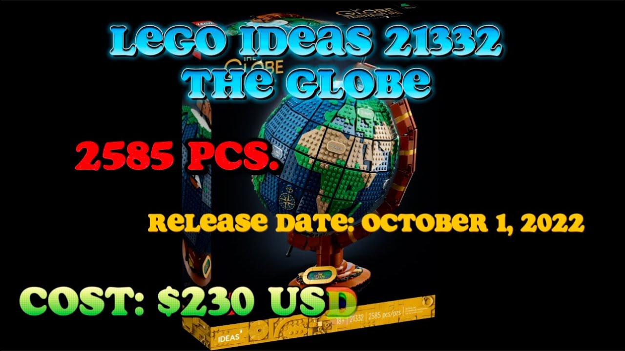 LEGO Speed Build & Review - 21332: LEGO Ideas - The Globe (Complete Build + Review)