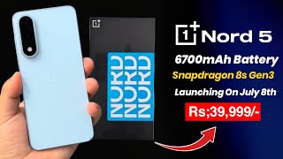 Oneplus Nord 5 India Launch Date Confirmed | OnePlus Nord 5 Full Specs & Price In India