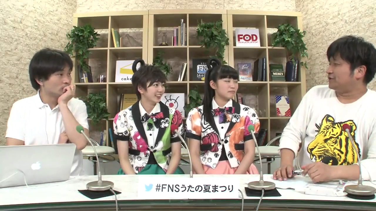 エビ中 2016.07.18 FNSうたの夏まつり裏実況(安本彩花、柏木ひなた)