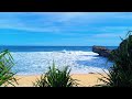 Beach Ambience with Relaxing Ocean Waves Crashing  Soothing Noise for Deep Sleep &amp; Relaxation