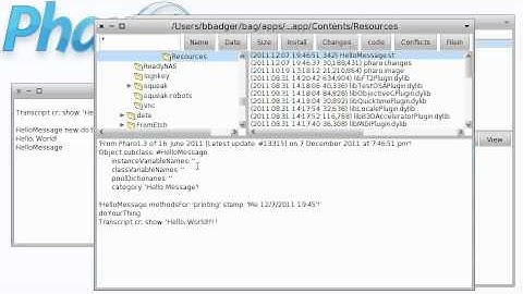 Smalltalk:  Getting started with the language
