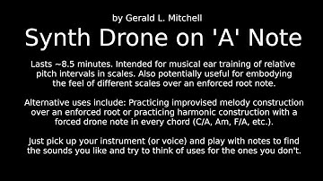 A Synth Drone for Ear Training & Improve Practice