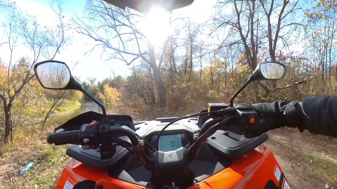 Западный берег реки Кондурча, северная часть. Segway AT5 LX