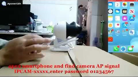 CamHi WiFi Camera 1080P (4X Digital Zoom, SD card, H.265 Audio)