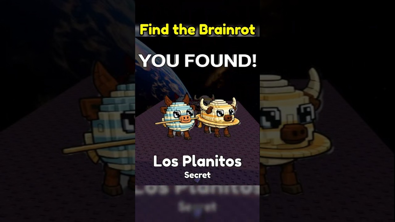 How to get Los Planitos in Find the Brainrot Roblox