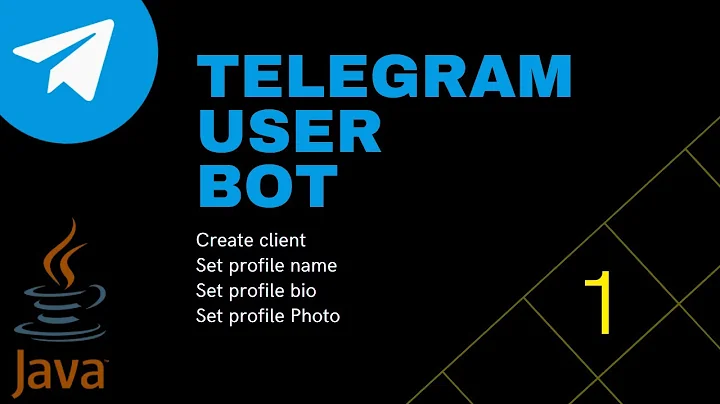 Telegram user bot with java