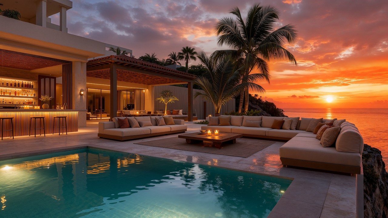 Soothing Beach Sunset Jazz – Smooth Music for a Calm and Peaceful Night