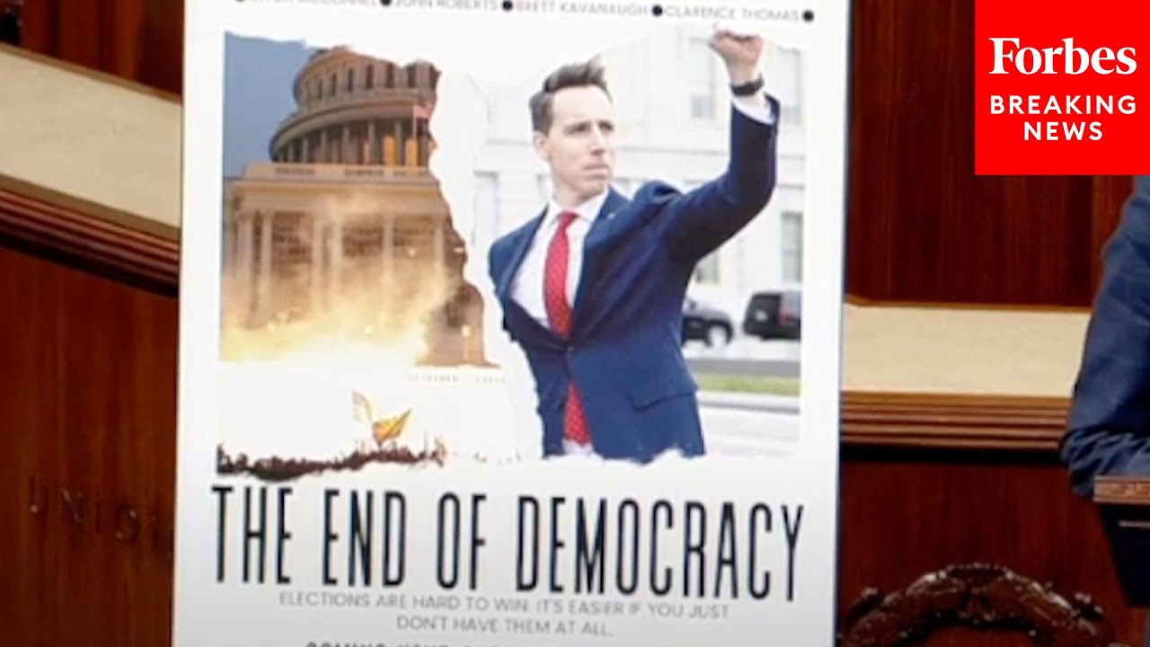 Josh Hawley Excoriated On House Floor By Top Democrat Over January 6 Actions