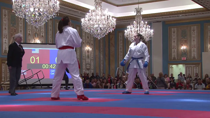 2017 US Open Elite Female Kumite -68 Kg Elisa Fons...