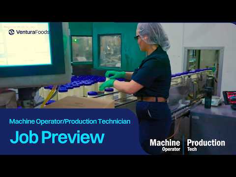 Machine Operator/Production Technician Job Preview