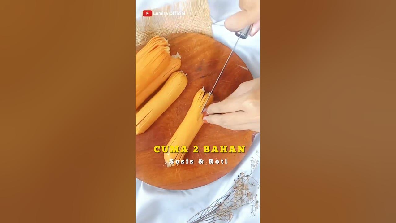 Simpel Banget, Cuma 2 Bahan Aja😋 #rotitawar #sosis #sosisviral #bekal #bekalanak #idejualan #shorts