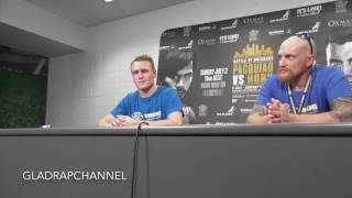 Post Fight With David Toussaint After Split Nod Win Over Shane Mosley Jr.