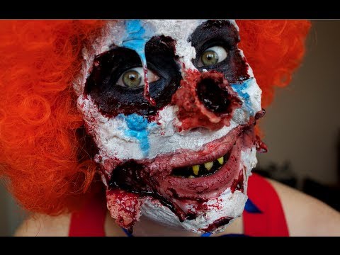 Zombie Clown Makeup Tutorial 