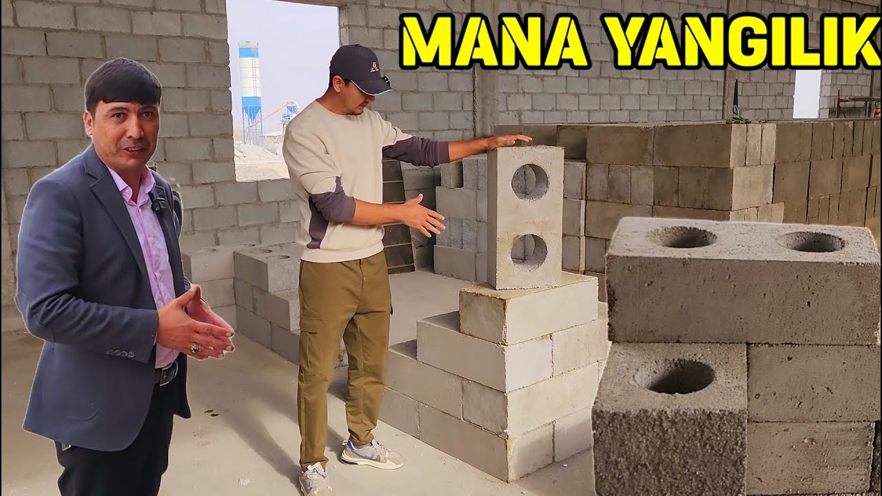 GAZABLOK VA POLISTROLBLOK ISHLAB CHIQARISH LINIYA VA QOLIPLARI TAYYORLAB BERAMIZ