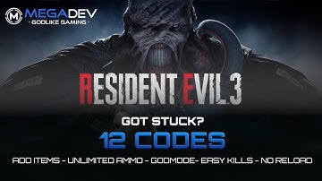 RESIDENT EVIL 3 Remake Cheats: Add Items, Godmode, No Reload, OHK, ... | Trainer by MegaDev