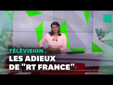 Sur RT France, les adieux d'une présentatrice avant la fermeture de la chaîne