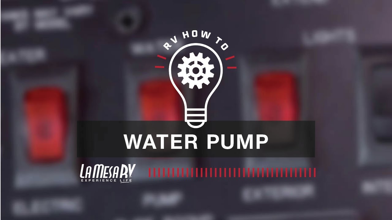 RV Water Pump | RV How To: La Mesa RV - YouTube