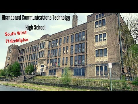 Abandoned South West  Philadelphia High School