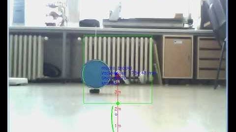 Mobile Robot Navigation with Visual System by avoiding Marks with USB webcam connected