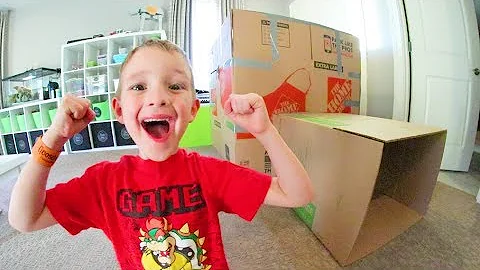 Father & Son ULTIMATE HOUSE FORT SURPRISE!