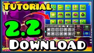 How To Play Geometry Dash 2.2 | GDPS Editor 1.4 Download (Fan-Made Game)