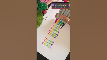 Name Glow Up 🌈 🤩Try Ur’s👇#art #nameart #name #handwriting #trending #shorts #ytshorts #satisfying