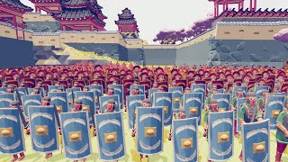 200x ROMAN ARMY ATTACK SAMURAI CASTLE  Totally Accurate Battle Simulator TABS