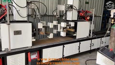 JCR Pallet Racking Beam/ Box Beam to Connector/ Bracket/ End Clip Auto Welding Machine
