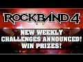 Rock Band 4 News: New Weekly Challenges Announced, Bug Tracker &amp; More!