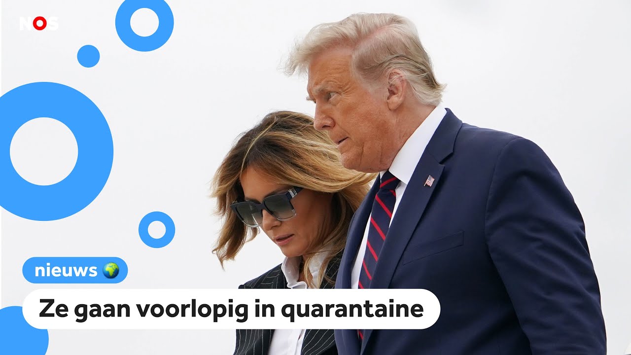 President Trump en zijn vrouw Melania hebben corona