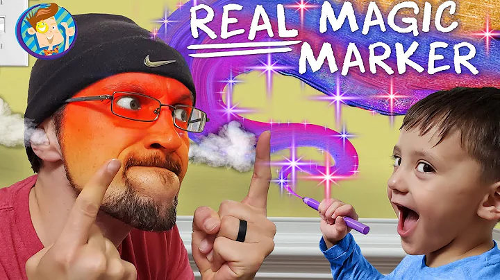 DRAWING on Walls with REAL MAGIC Markers! NO, Shaw...