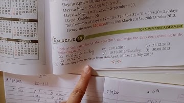 Class 4th, Mathematics, Ex- 9.6