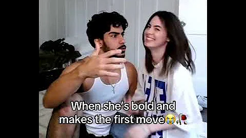 When she’s bold and makes the first move😭🥀 #rawdogmoon #morgan #couple #rizz