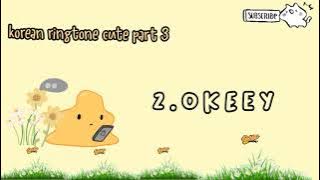 20 cute korean ringtones, notification, sound effect , alrm🌼🍀🌤